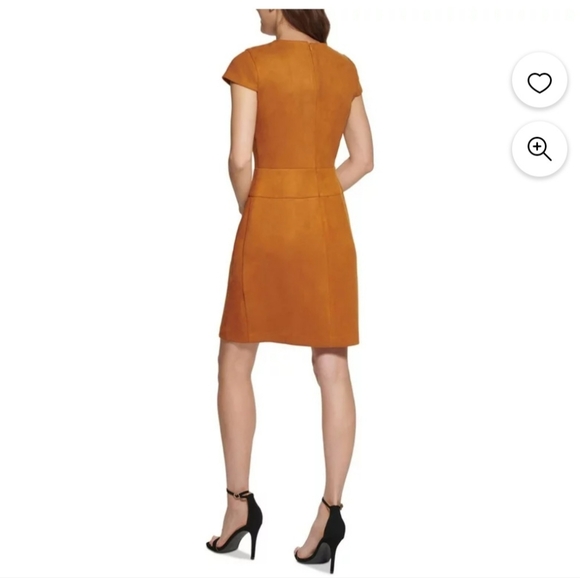 🌟Host Pick🌟DKNY Faux Suede Dress 12 NWT - Picture 4 of 16
